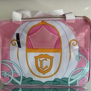 BUCKLE-DOWN DISNEY CINDERELLA PRINCESS Bag CARRIAGE PET CARRIER DOG CAT New pink